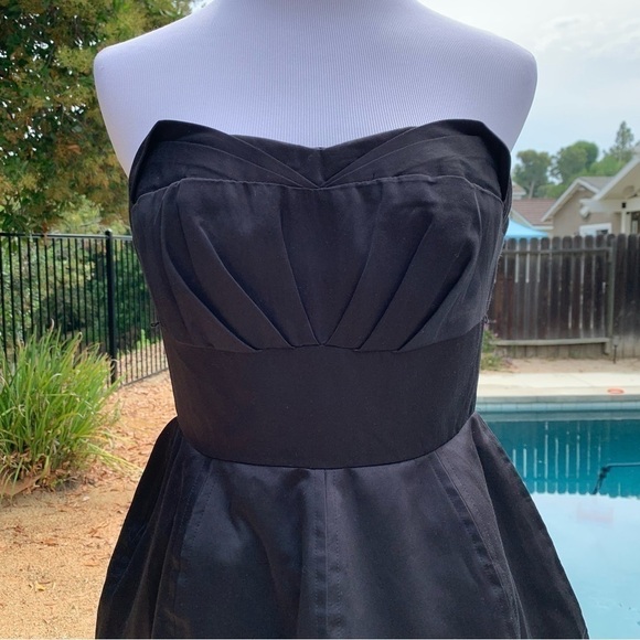 Zac Posen For Target Strapless Black Dress Juniors Size 1 - Picture 3 of 9